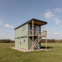 Domek Modułowy z Kontenera | Loftowy Styl & Otwarta Przestrzeń