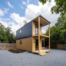 Nowoczesny Domek z Kontenerów – Styl Skandynawski & Design