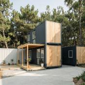 Domki Modułowe Boho – Budowa Przytulnych Domków Całorocznych - przód